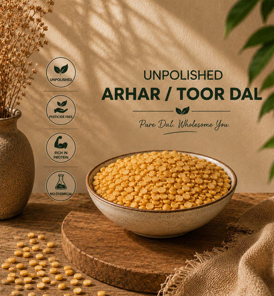 Unpolished Aarhar (Toor) Dal