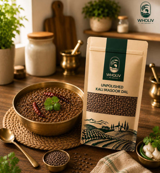 Unpolished Kali Masoor Dal