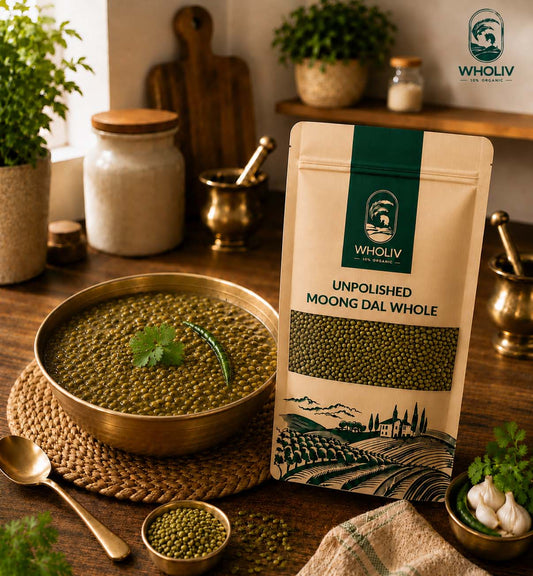 Unpolished Moong Dal Split