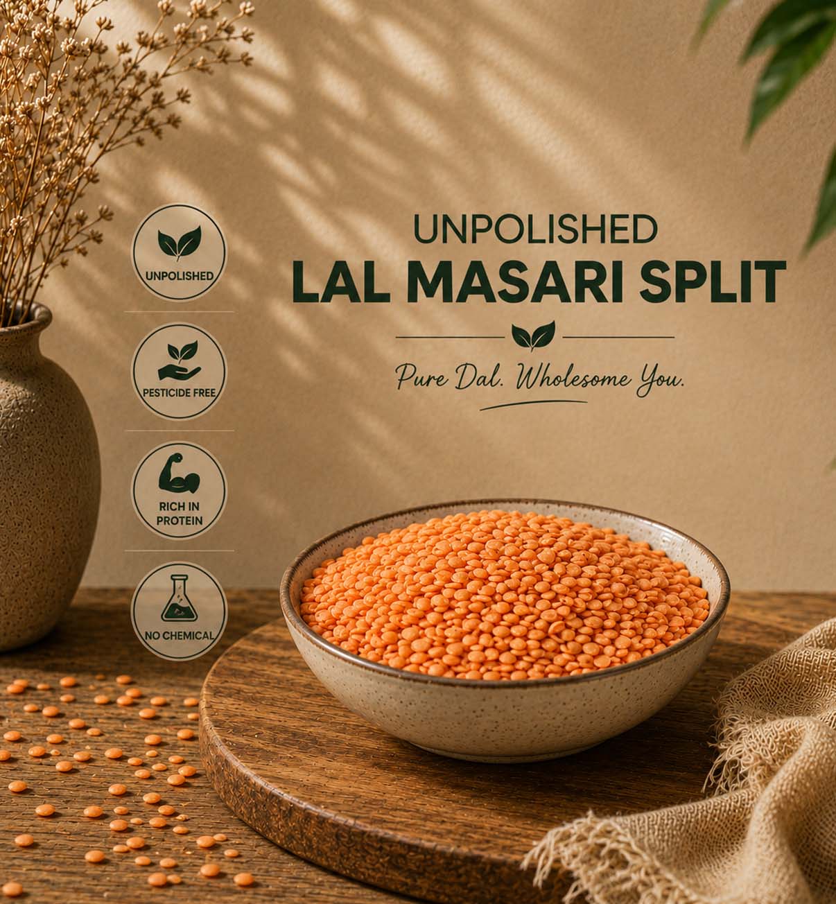 Unpolished Lal Masari Split