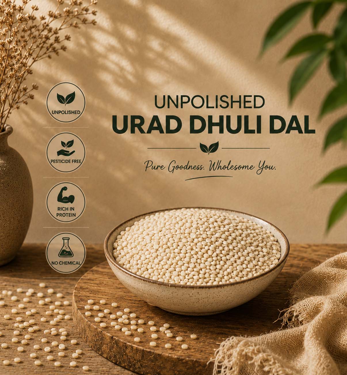 Unpolished Urad Dhuli Dal