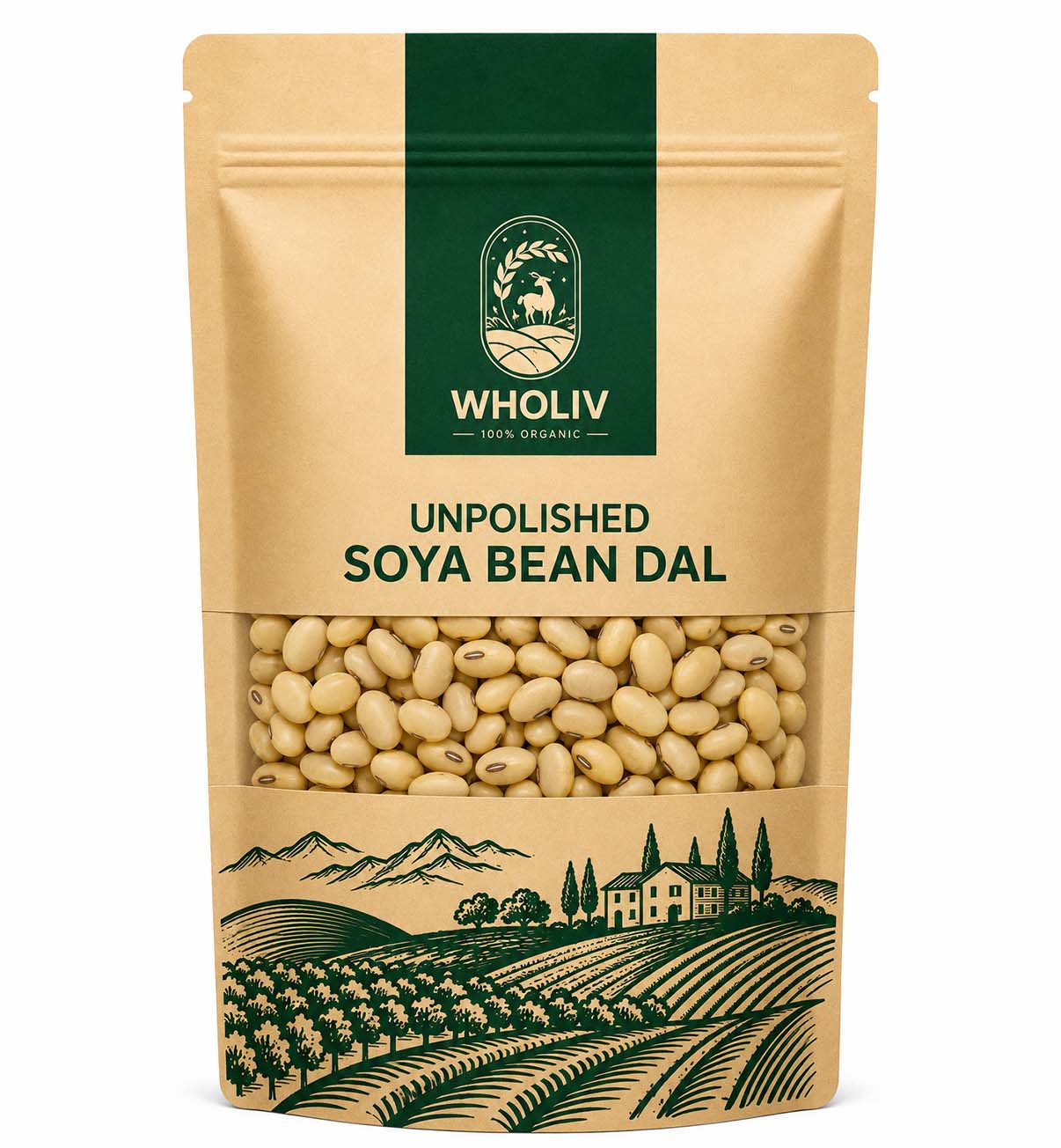 Unpolished Soya Bean Dal