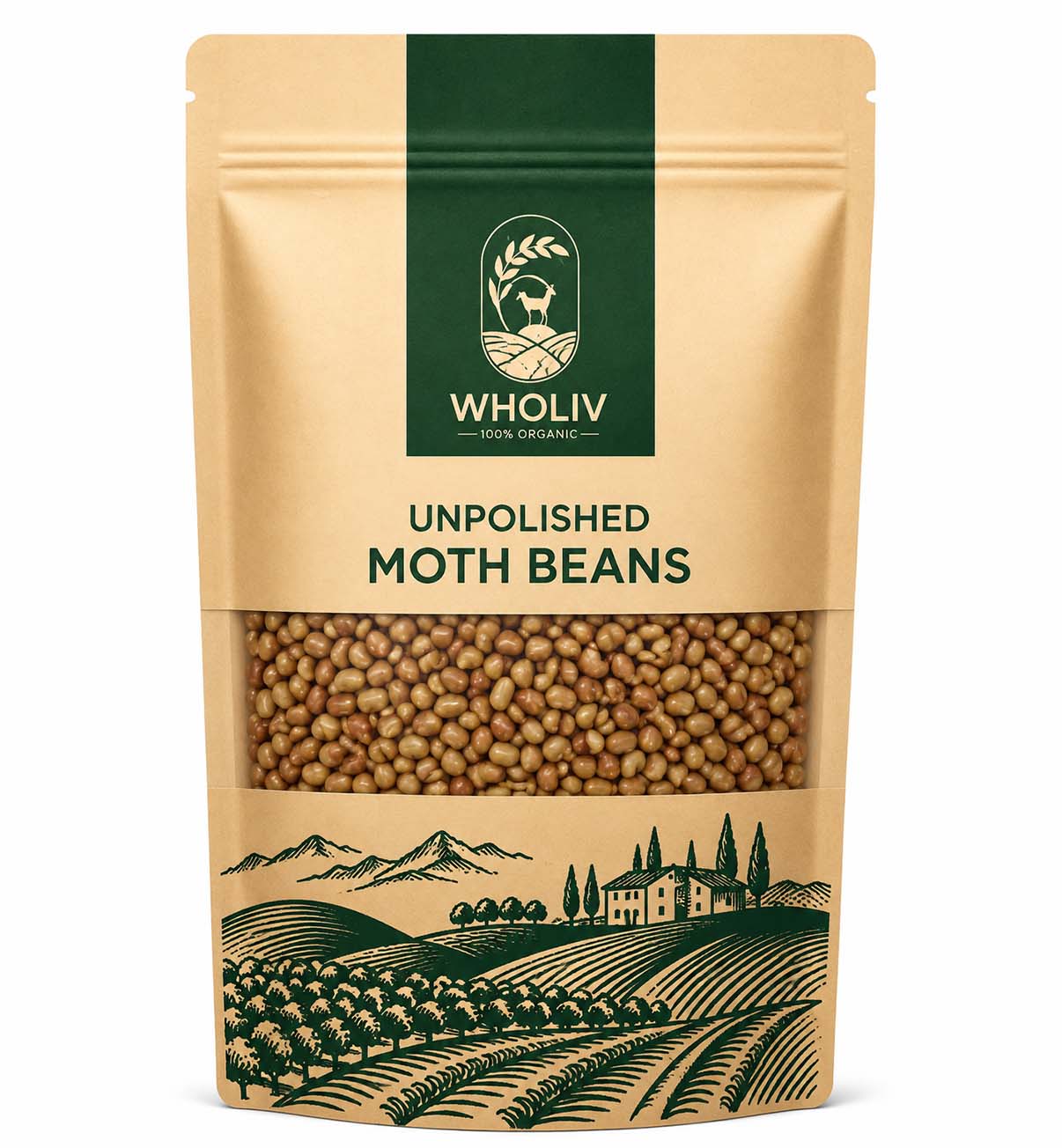 Unpolished Moth Beans