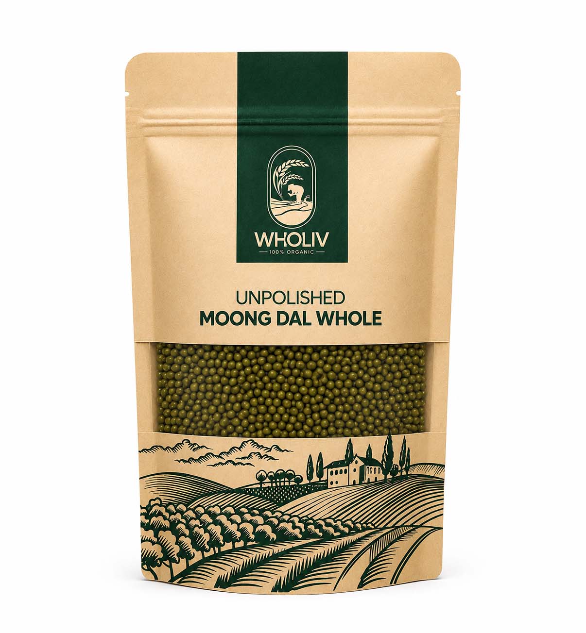 Unpolished Moong Dal Split